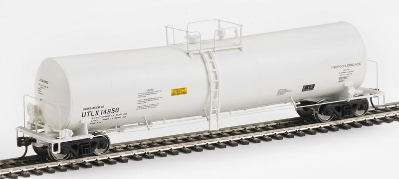 54' 23,000-Gallon Funnel-Flow Tank Car - Ready to Run -- Union Tank Car UTLX #14850 (white, black)-1