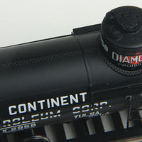 32'6" Type 21 ACF 8,000-Gallon Tank Car - Ready to Run -- Mid Continent Petroleum COSX #2958 (black, red, Diamond Logo) With AB Brakes