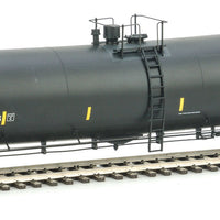 55' Trinity 30,145-Gallon Tank Car - Ready to Run -- General American Tankcar #203516 (black, yellow Conspicuity Marks)