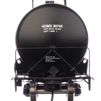 55' Trinity 30,145-Gallon Tank Car - Ready to Run -- Archer-Daniels-Midland ADMX #30745 (black, white, leaf logo, yellow marks)