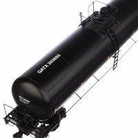 55' Trinity 30,145-Gallon Tank Car - Ready to Run -- GATX Corporation GATX #203693 (black, white, yellow conspicuity marks)