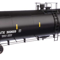 55' Trinity 30,145-Gallon Tank Car - Ready to Run -- North American Tank Line NATX #302659 (black, white, yellow marks)