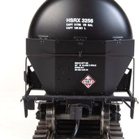 55' Trinity Modified 30,145-Gallon Tank Car - Ready to Run -- High Sierra Energy HSRX #3256 (black, white; Conspicuity Marks)