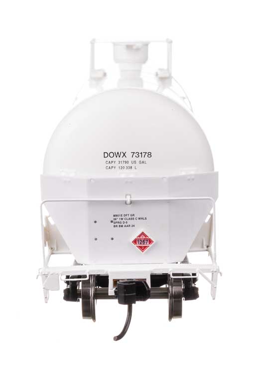 55' Trinity Modified 30,145-Gallon Tank Car - Ready to Run -- Dow Chemical DOWX #73178-4