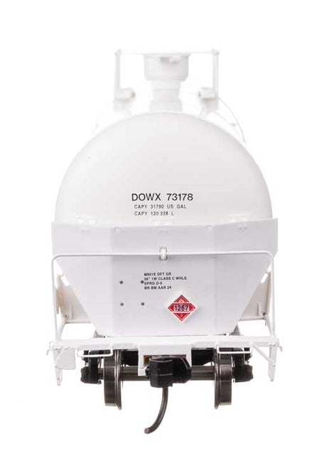 55' Trinity Modified 30,145-Gallon Tank Car - Ready to Run -- Dow Chemical DOWX #73178-4