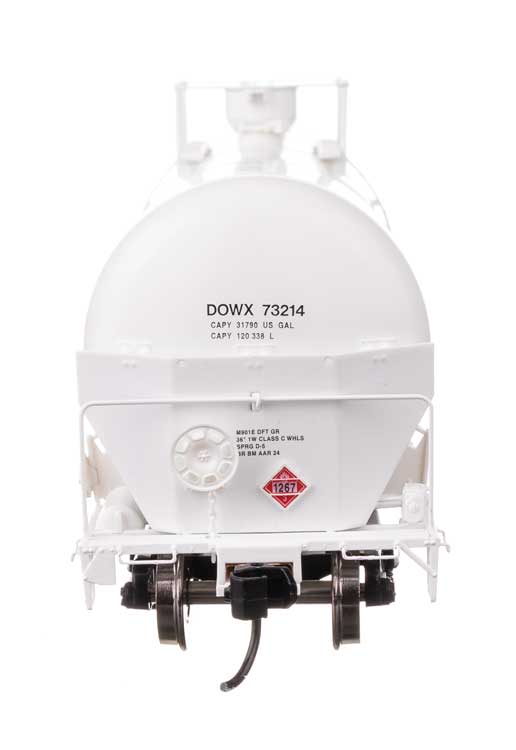 55' Trinity Modified 30,145-Gallon Tank Car - Ready to Run -- Dow Chemical DOWX #73214-3
