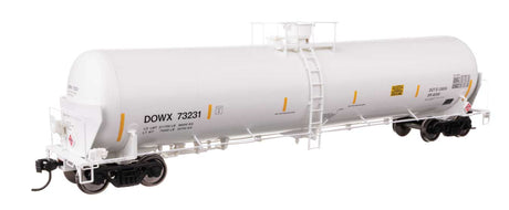 55' Trinity Modified 30,145-Gallon Tank Car - Ready to Run -- Dow Chemical DOWX #73231-1