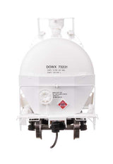 55' Trinity Modified 30,145-Gallon Tank Car - Ready to Run -- Dow Chemical DOWX #73231-3