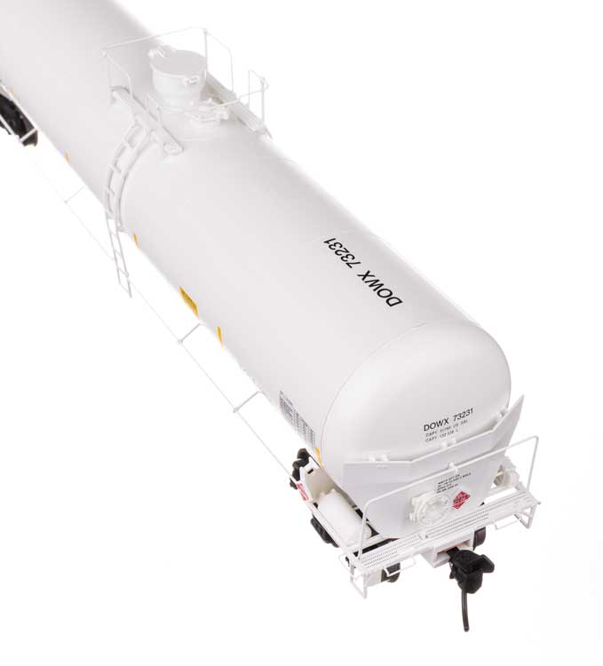 55' Trinity Modified 30,145-Gallon Tank Car - Ready to Run -- Dow Chemical DOWX #73231-5