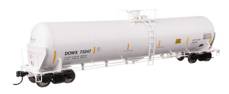 55' Trinity Modified 30,145-Gallon Tank Car - Ready to Run -- Dow Chemical DOWX #73247-2