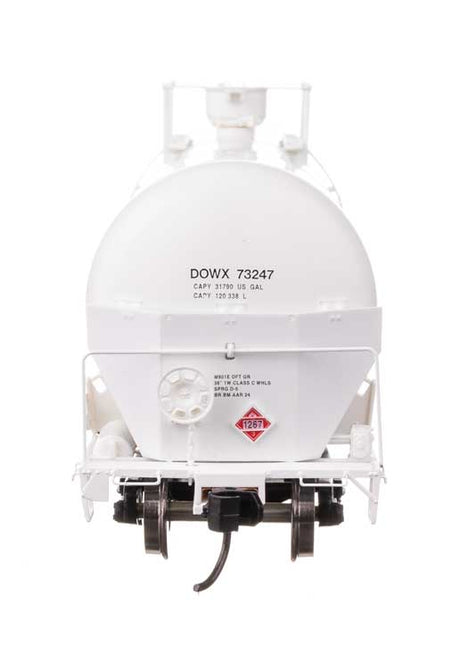 55' Trinity Modified 30,145-Gallon Tank Car - Ready to Run -- Dow Chemical DOWX #73247-3