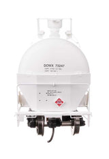 55' Trinity Modified 30,145-Gallon Tank Car - Ready to Run -- Dow Chemical DOWX #73247-4
