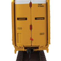 89' Thrall Bi-Level Auto Carrier - Ready To Run -- Union Pacific(R) Rack #21238, TTGX Flatcar #975405
