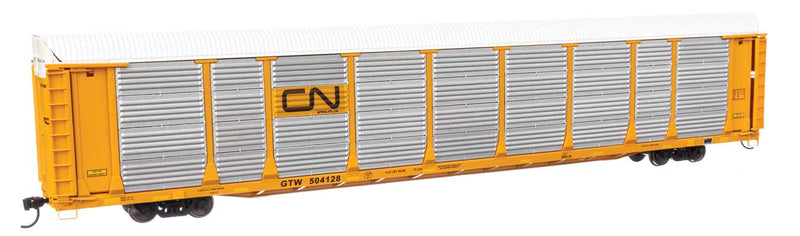 89' Thrall Bi-Level Auto Carrier - Ready To Run -- Canadian National GTW #504128-1