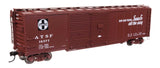 50' AAR Double-Door Boxcar - Ready to Run -- Santa Fe #10377-1