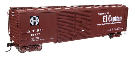 50' AAR Double-Door Boxcar - Ready to Run -- Santa Fe #10377-2