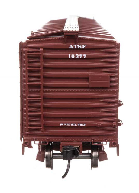 50' AAR Double-Door Boxcar - Ready to Run -- Santa Fe #10377-4