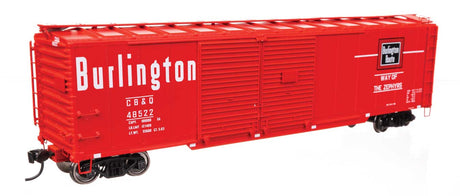 50' AAR Double-Door Boxcar - Ready to Run -- Chicago, Burlington & Quincy #48522-2