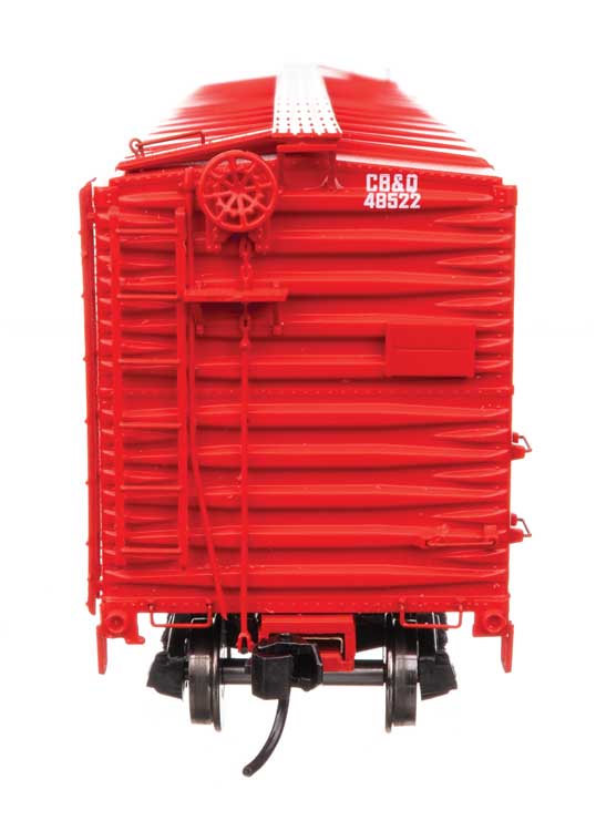 50' AAR Double-Door Boxcar - Ready to Run -- Chicago, Burlington & Quincy #48522-3