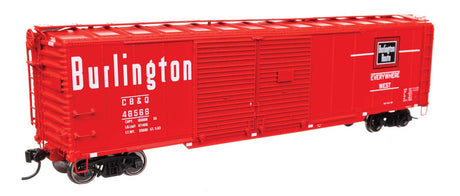 50' AAR Double-Door Boxcar - Ready to Run -- Chicago, Burlington & Quincy #48566-1