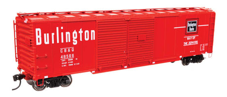 50' AAR Double-Door Boxcar - Ready to Run -- Chicago, Burlington & Quincy #48566-2