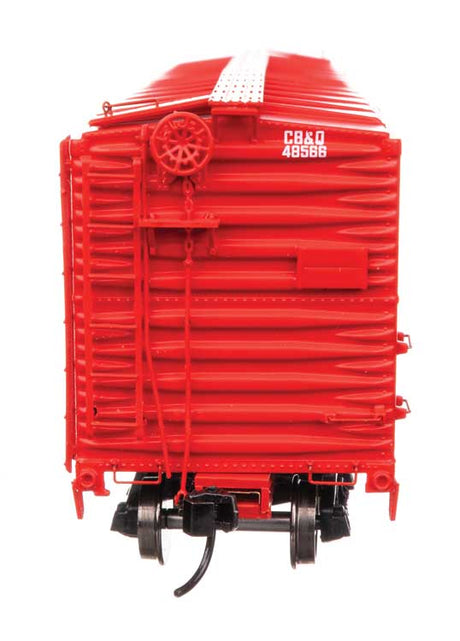 50' AAR Double-Door Boxcar - Ready to Run -- Chicago, Burlington & Quincy #48566-3