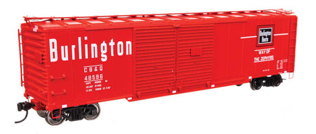 50' AAR Double-Door Boxcar - Ready to Run -- Chicago, Burlington & Quincy #48596-2