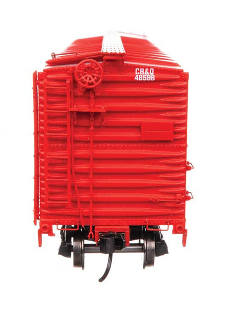 50' AAR Double-Door Boxcar - Ready to Run -- Chicago, Burlington & Quincy #48596-3