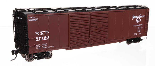 50' AAR Double-Door Boxcar - Ready to Run -- Nickle Plate Road #87166-1