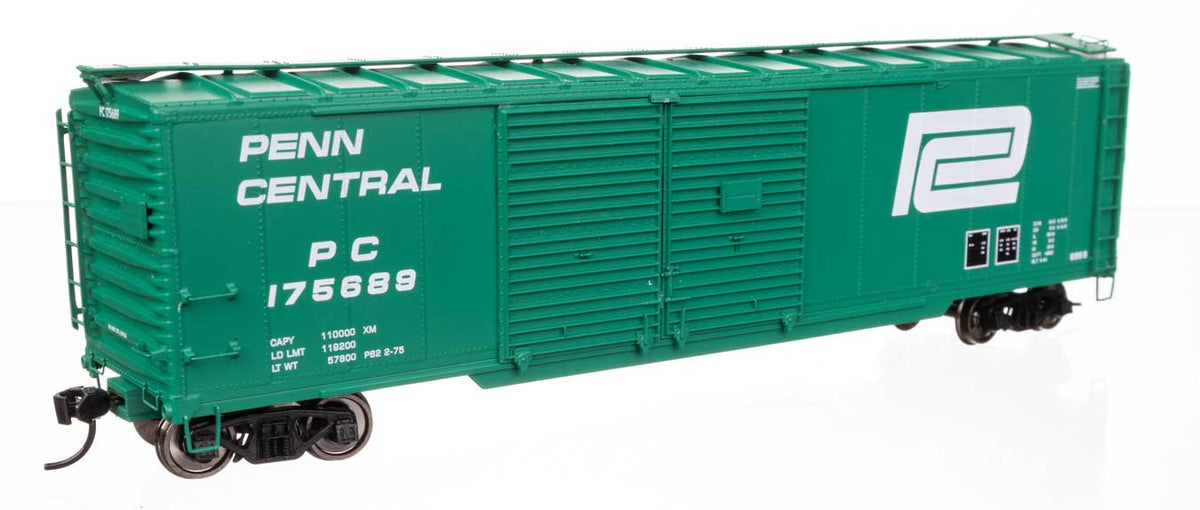 50' AAR Double-Door Boxcar - Ready to Run -- Penn Central #175689-2