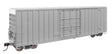 50' Gunderson Hi-Cube Paper Service Boxcar - Ready to Run -- Undecorated