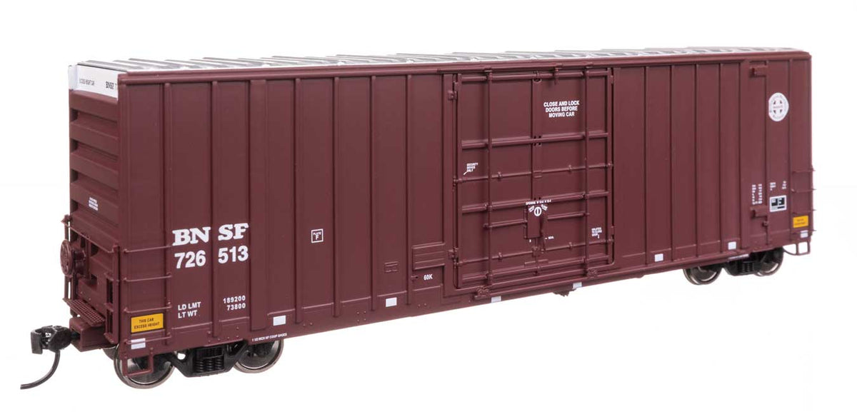 50' Gunderson Hi-Cube Paper Service Boxcar - Ready to Run -- BNSF Railway #726513-1