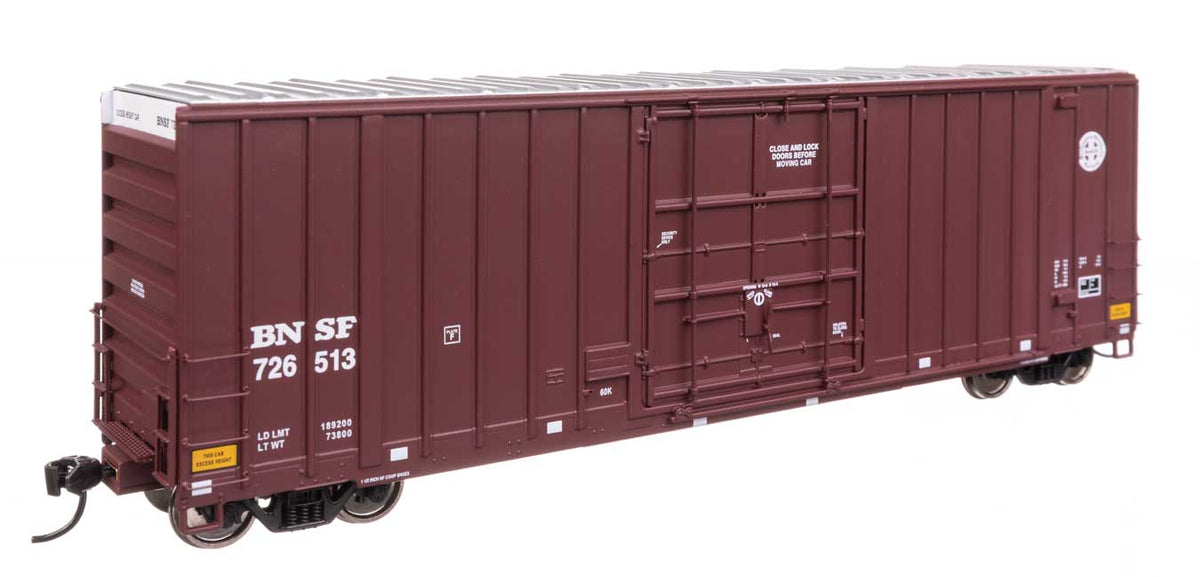 50' Gunderson Hi-Cube Paper Service Boxcar - Ready to Run -- BNSF Railway #726513-2