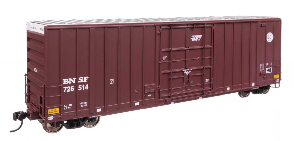 50' Gunderson Hi-Cube Paper Service Boxcar - Ready to Run -- BNSF Railway #726514-2