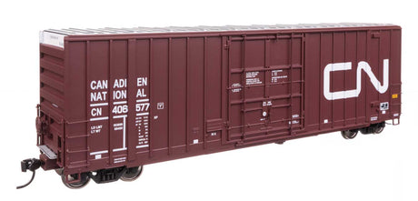 50' Gunderson Hi-Cube Paper Service Boxcar - Ready to Run -- Canadian National #406577-1