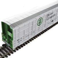 56' Thrall All-Door Boxcar - Ready to Run -- Boise Cascade - Minnesota, Dakota & Western #3009 (white, green, black)