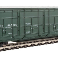 56' Thrall All-Door Boxcar - Ready to Run -- British Columbia BCIT #800105 (green, white, yellow; Dogwood Logo)