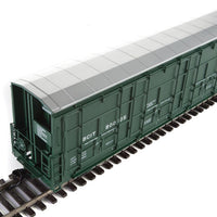 56' Thrall All-Door Boxcar - Ready to Run -- British Columbia BCIT #800105 (green, white, yellow; Dogwood Logo)
