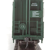 56' Thrall All-Door Boxcar - Ready to Run -- British Columbia BCIT #800108 (green, white, yellow; Dogwood Logo)