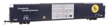 86' Pullman-Standard Double-Door Hi-Cube Boxcar - Ready to Run -- Chesapeake & Ohio #493949-2