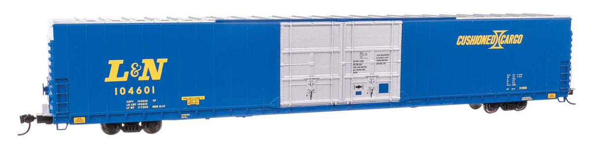 86' Pullman-Standard Double-Door Hi-Cube Boxcar - Ready to Run -- Louisville & Nashville #104601-1