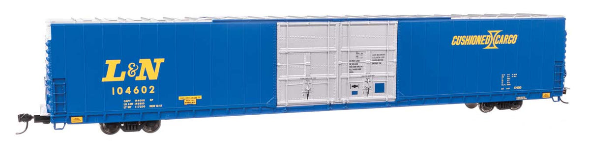 86' Pullman-Standard Double-Door Hi-Cube Boxcar - Ready to Run -- Louisville & Nashville #104602-2
