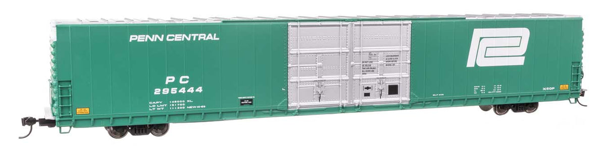 86' Pullman-Standard Double-Door Hi-Cube Boxcar - Ready to Run -- Penn Central #295444-2
