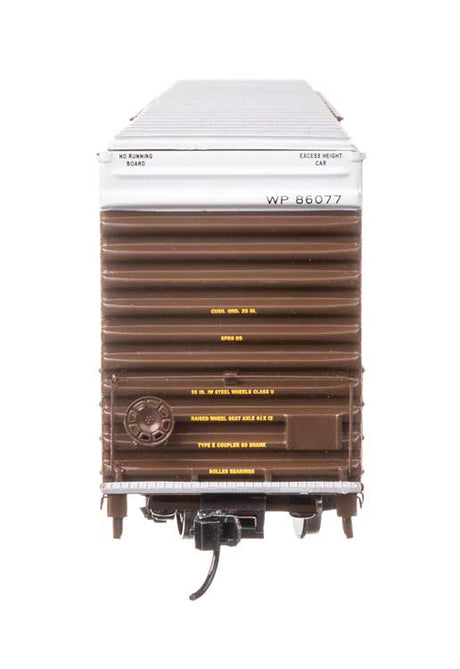 86' Pullman-Standard Double-Door Hi-Cube Boxcar - Ready to Run -- Western Pacific(TM) #86077-3