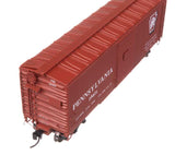 40' X29B Boxcar - Ready to Run -- Pennsylvania Railroad #28401 (Shadow Keystone Script)-5
