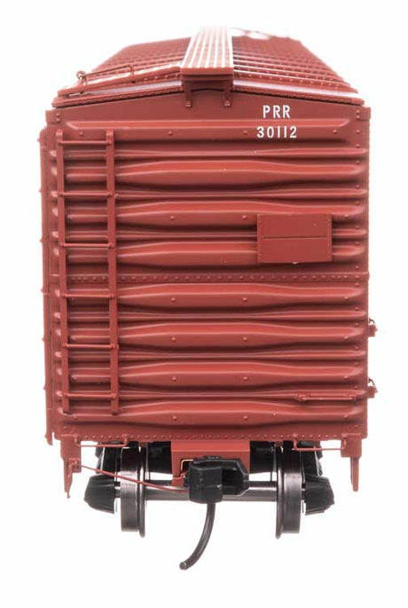 40' X29B Boxcar - Ready to Run -- Pennsylvania Railroad #30112 (Shadow Keystone Script)-4