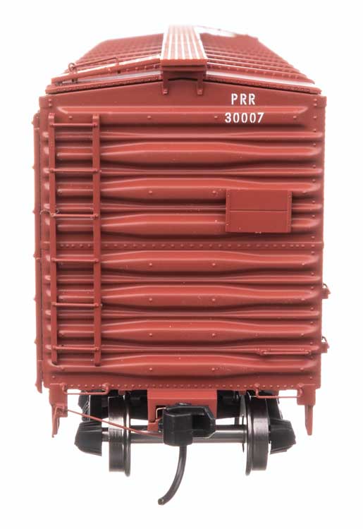 40' X29B Boxcar - Ready to Run -- Pennsylvania Railroad #30007 (Shadow Keystone Plain)-4