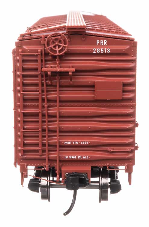40' X29B Boxcar - Ready to Run -- Pennsylvania Railroad #28513 (Shadow Keystone Plain)-3