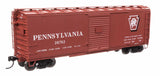 40' X29B Boxcar - Ready to Run -- Pennsylvania Railroad #28762 (Shadow Keystone Plain)-1