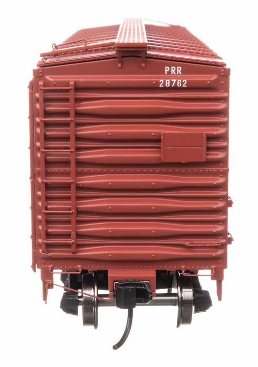 40' X29B Boxcar - Ready to Run -- Pennsylvania Railroad #28762 (Shadow Keystone Plain)-4